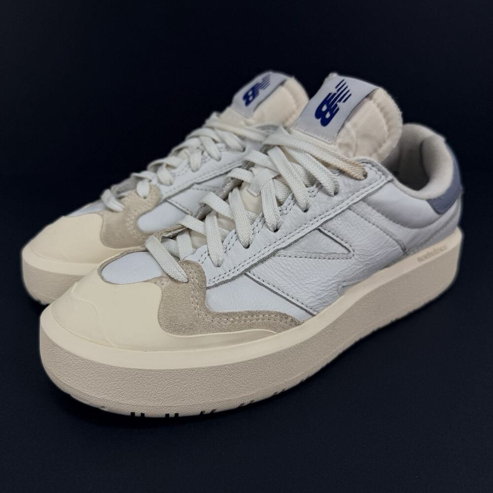 🔥 New Balance CT302 Men’s Size 8 White Beige Gray Lifestyle Sneakers Casual